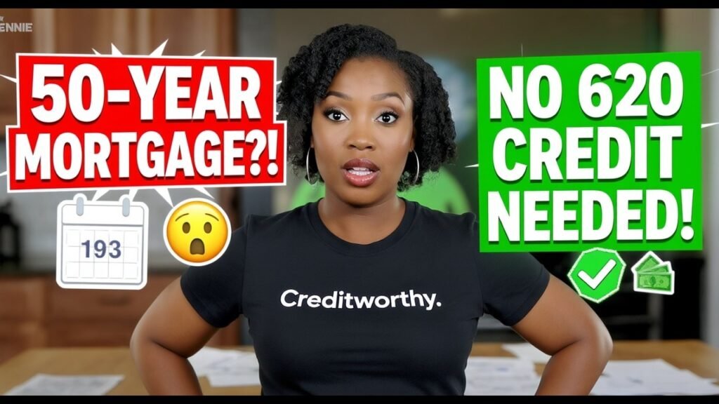 video thumbnail for '50-Year Mortgages?! And Fannie Mae Drops the 620 Rule 😳'